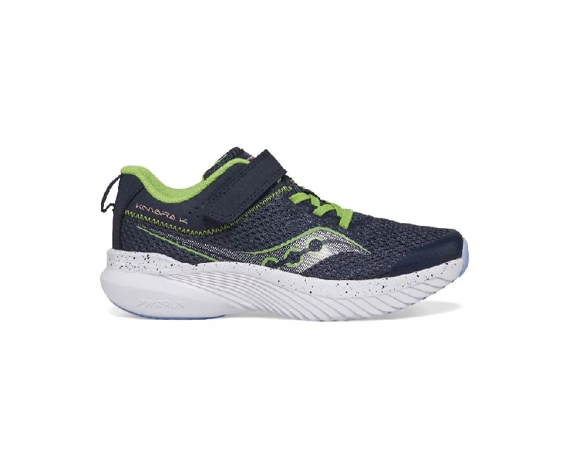 Saucony Little Boys Kinvara 14 A/C Velcro Sneaker Navy