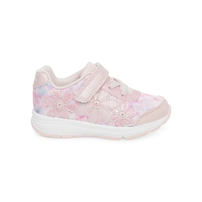 Stride Rite Toddler Girls SR Light-Up Glimmer Velcro Blush