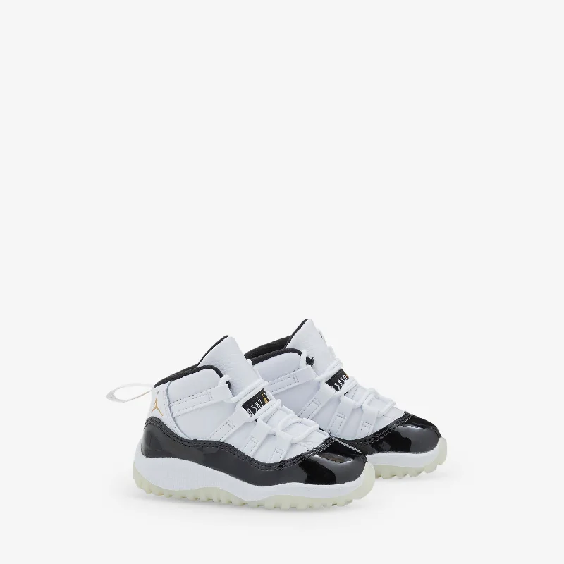 Toddler Air Jordan 11 Retro White | Metallic Gold | Black