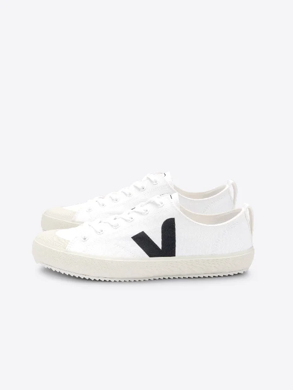 Sneakers in Cotone Organico da Uomo White Black