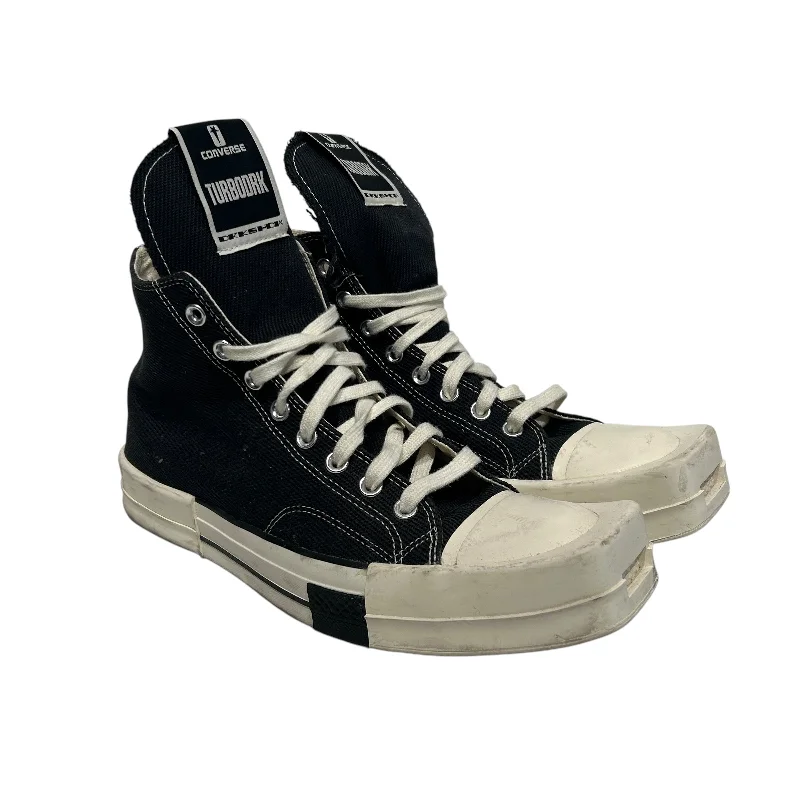 RICK OWENS DRKSHDW/CONVERSE/Hi-Sneakers/US 10.5/BLK/Converse Turbodrk