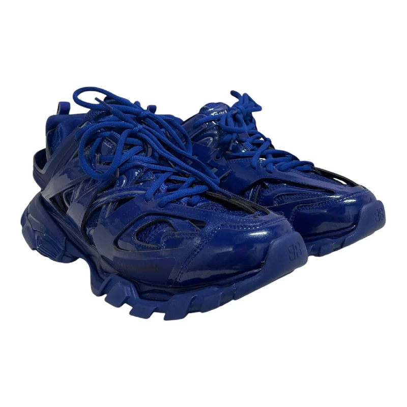 BALENCIAGA/Low-Sneakers/US 8/Leather/BLU/patent glossy blue