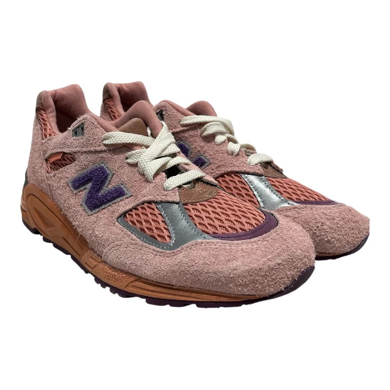 SALAHE BEMBURY/NEW BALANCE/Low-Sneakers/US 10/Cotton/PNK/9090V2