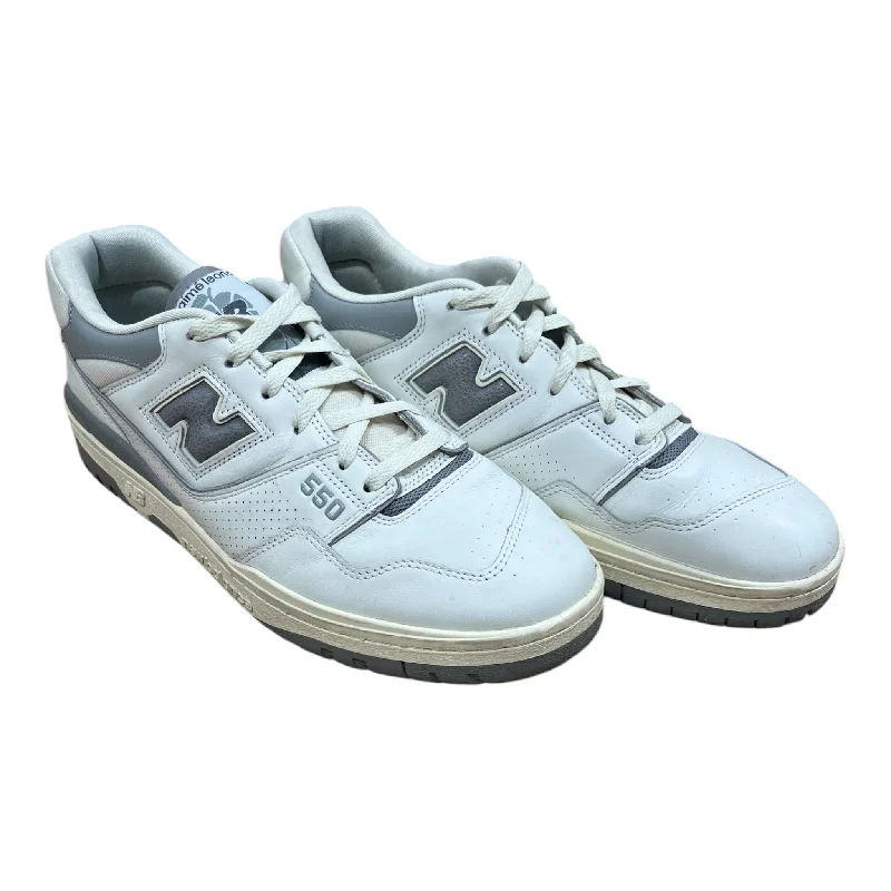 NEW BALANCE/AIME LEON DORE/Low-Sneakers/US 13/Cotton/CRM/NB 550 LOW SHOES