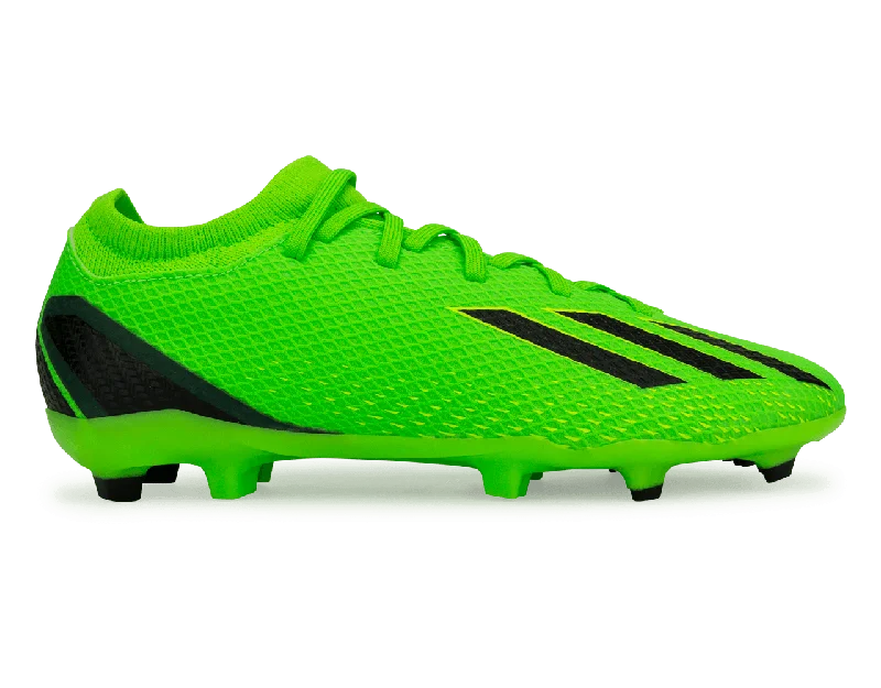 adidas Kids X SpeedPortal.3 FG Solar Green/Black