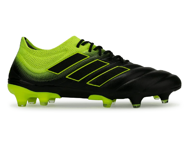 adidas Men's Copa 19.1 FG Off Black/Solar Yellow