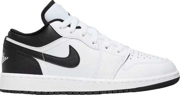 Air Jordan 1 Low GS White Black