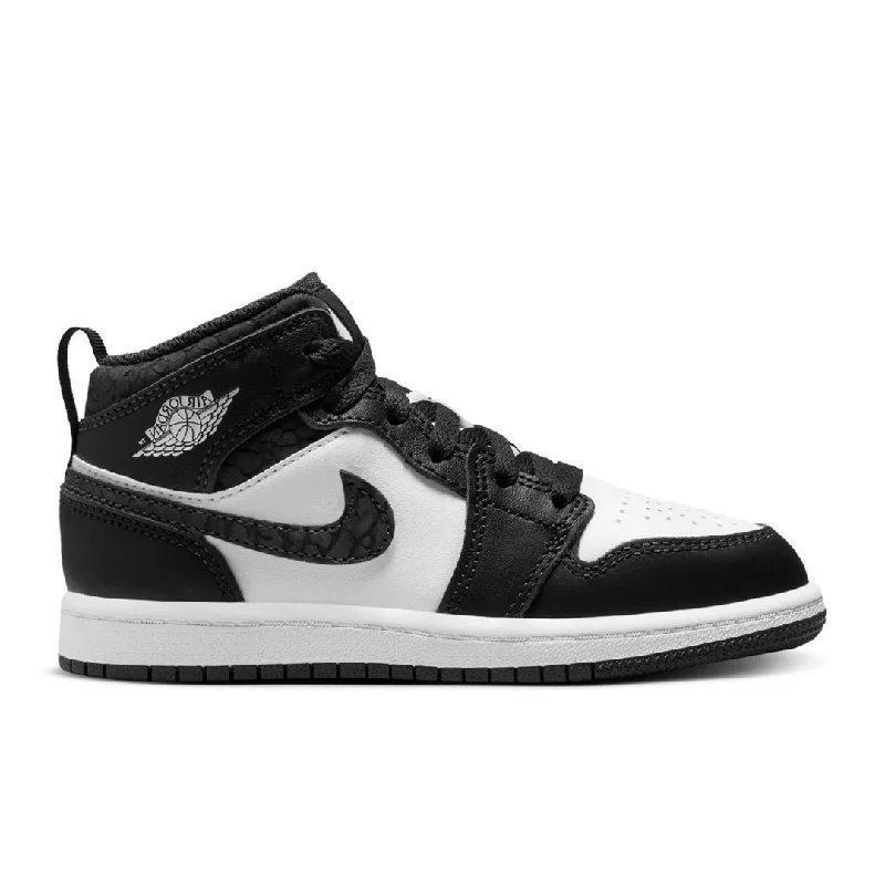 Air Jordan 1 Mid SE PS Panda Elephant