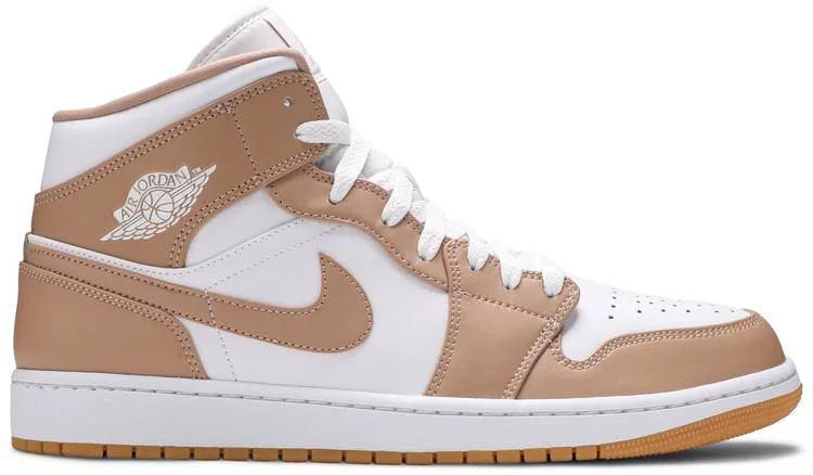 Air Jordan 1 Mid Tan Gum