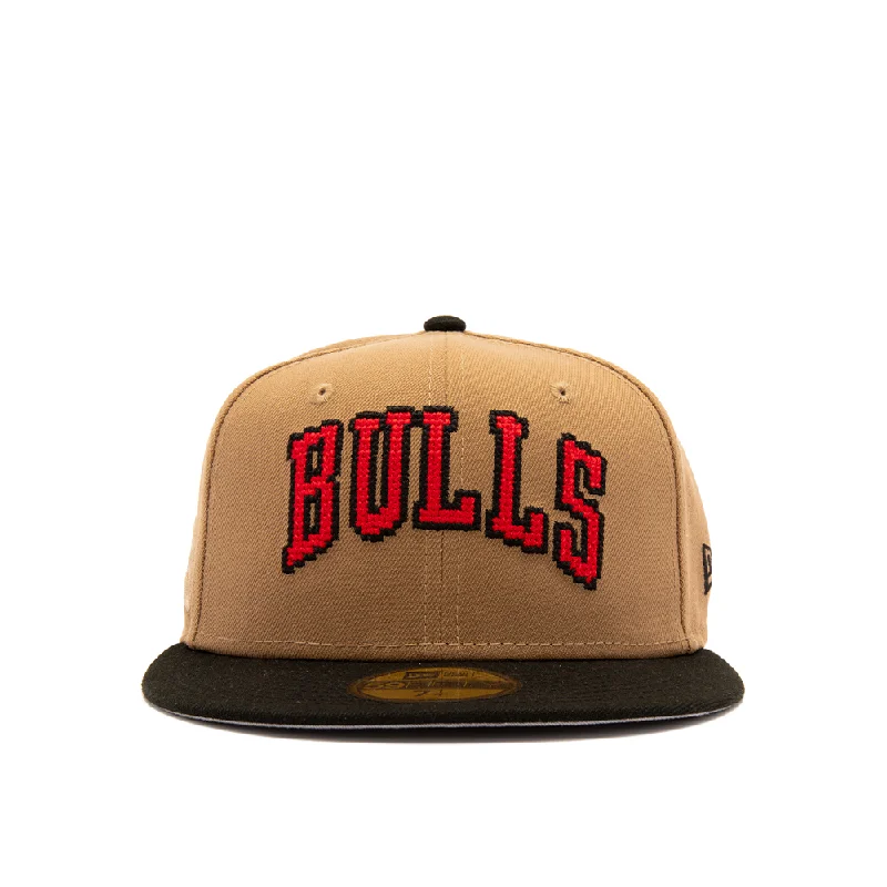 Chicago Bulls 59FIFTY 8-Bit WDMRK 'Khaki'