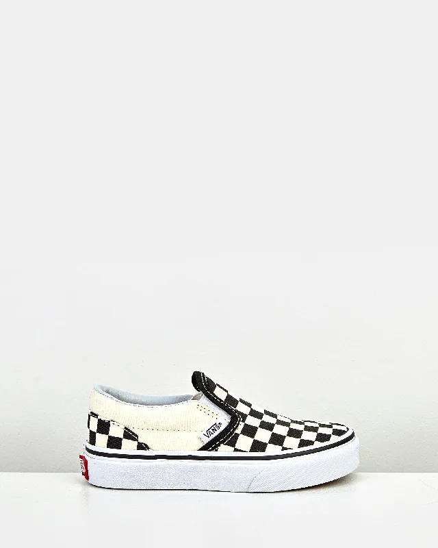 Classic Slip Ons Youth Black/White