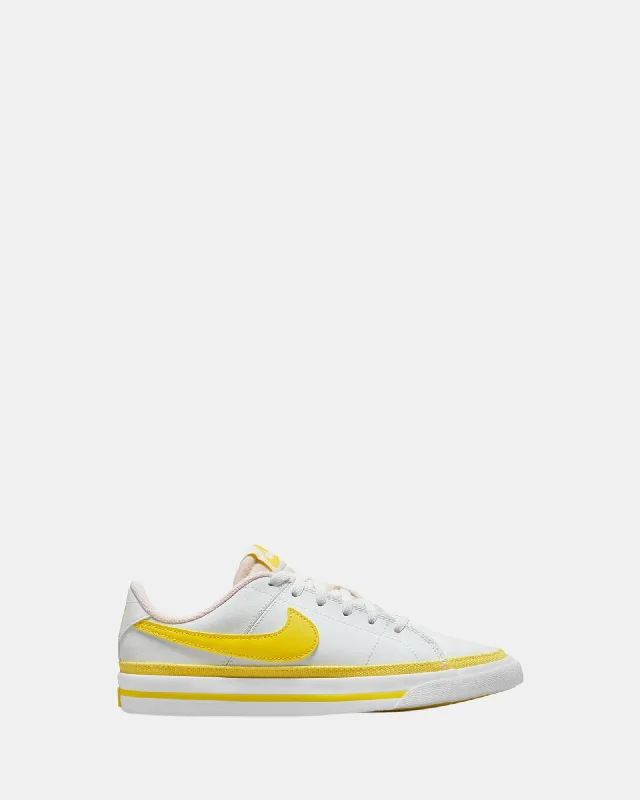 Court Legacy Grade School Summit White/Opti Yellow/White