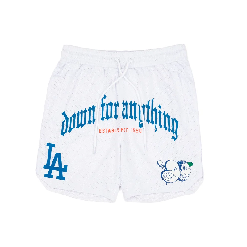 DOLT Mesh Shorts 2024 'LA Dodgers White'