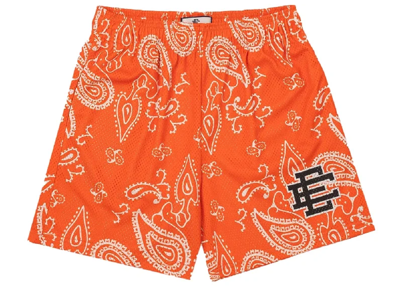 Eric Emanuel Short Orange Paisley