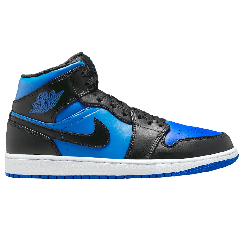 Jordan 1 Mid Black Royal Blue