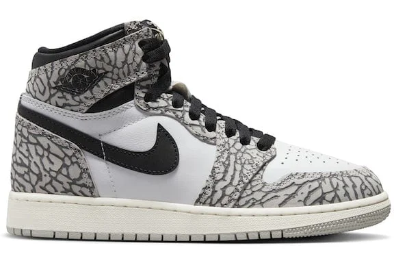 Jordan 1 Retro High OG White Cement (GS)