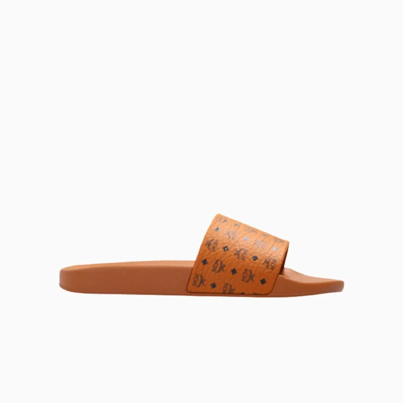 Men's Monogram Print Slide