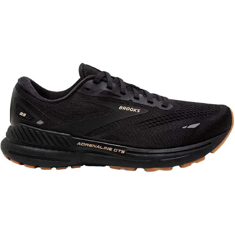 Men's Brooks Adrenaline GTS 23 Black/Cream/Biscuit Mesh