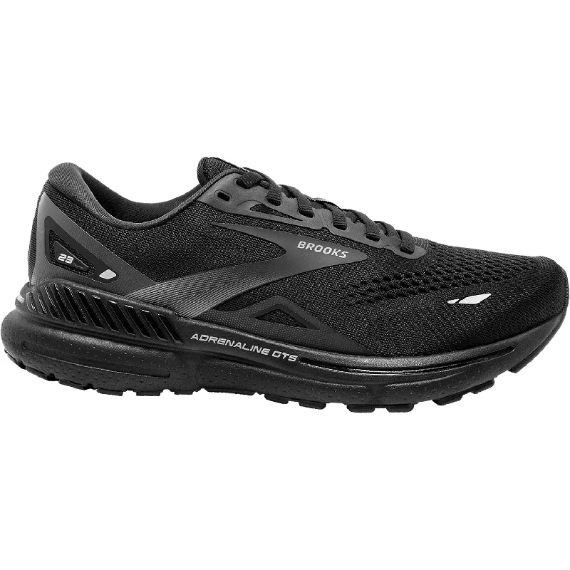 Men's Brooks Adrenaline GTS 23 Black/Ebony Mesh