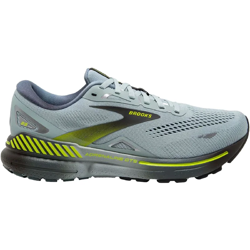 Men's Brooks Adrenaline GTS 23 Cloud Blue/Goblin Blue/Lime Mesh