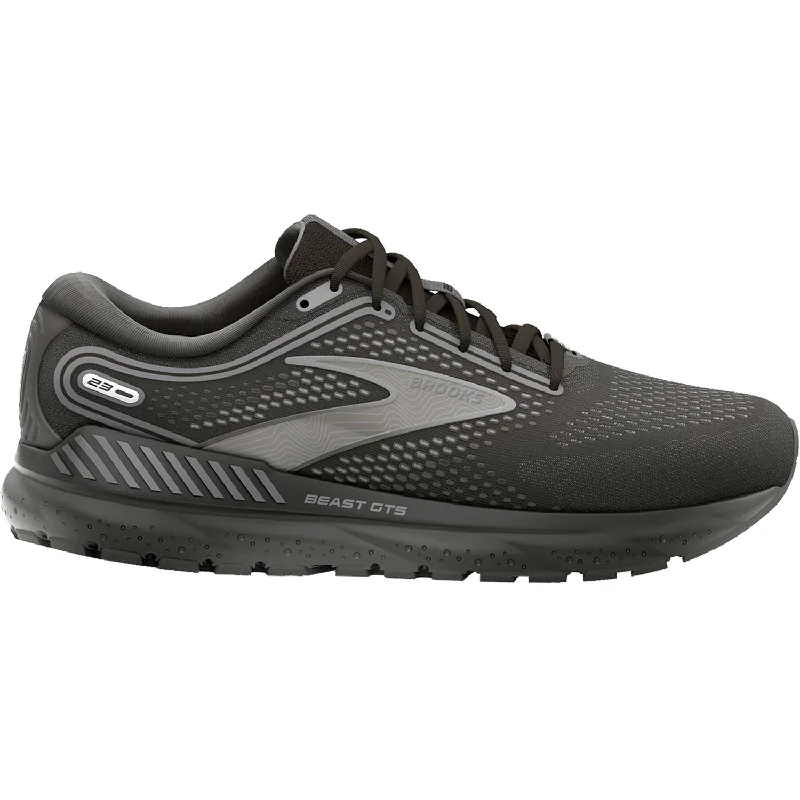 Men's Brooks Beast GTS 23 Black/Ebony/Gunmetal Mesh