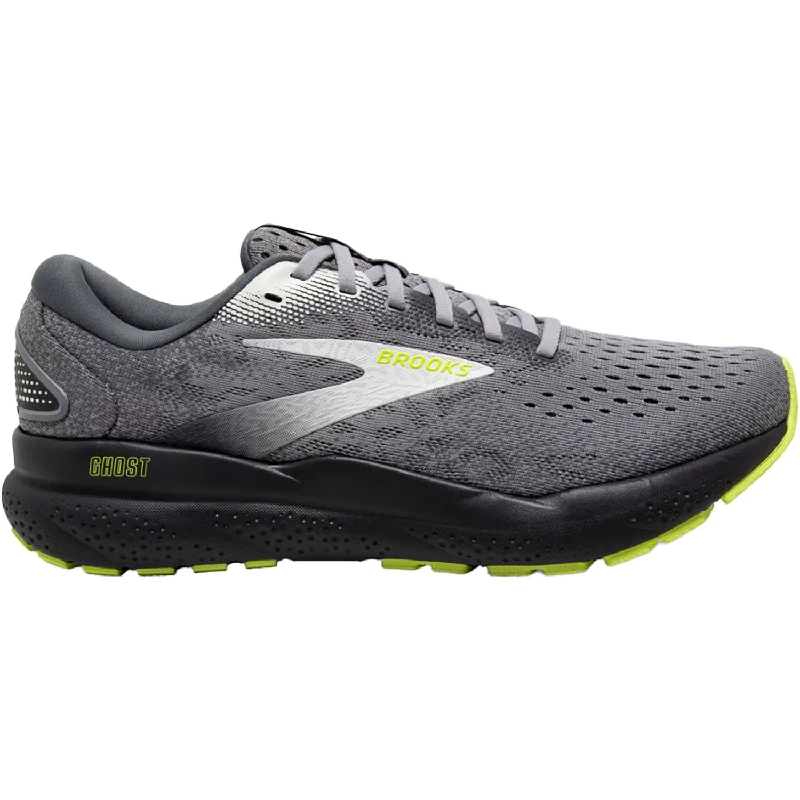 Men's Brooks Ghost 16 Primer/Grey/Lime Mesh