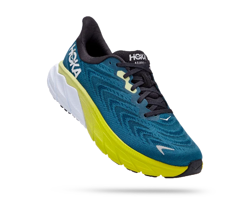 Men's Hoka Arahi 6 Color: Blue/Blue Coral