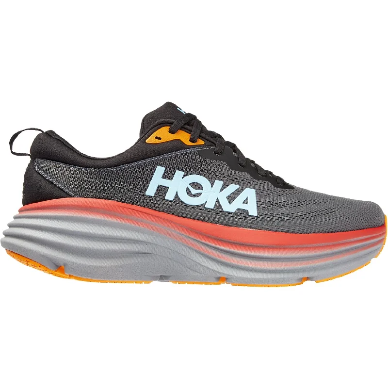 Men's Hoka Bondi 8 Anthracite/Castlerock Mesh