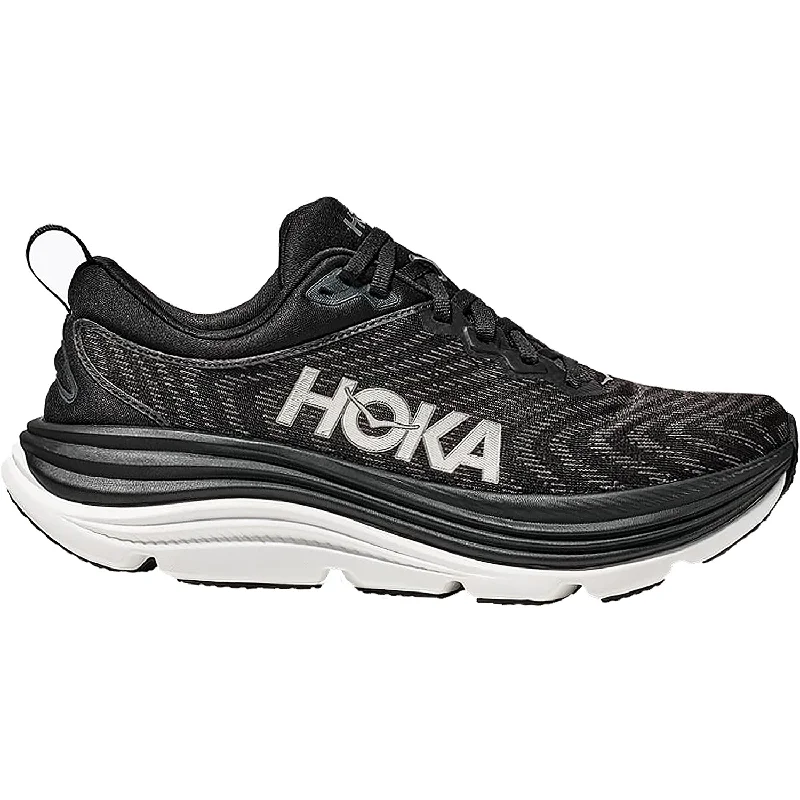 Men's Hoka Gaviota 5 Black/White Mesh