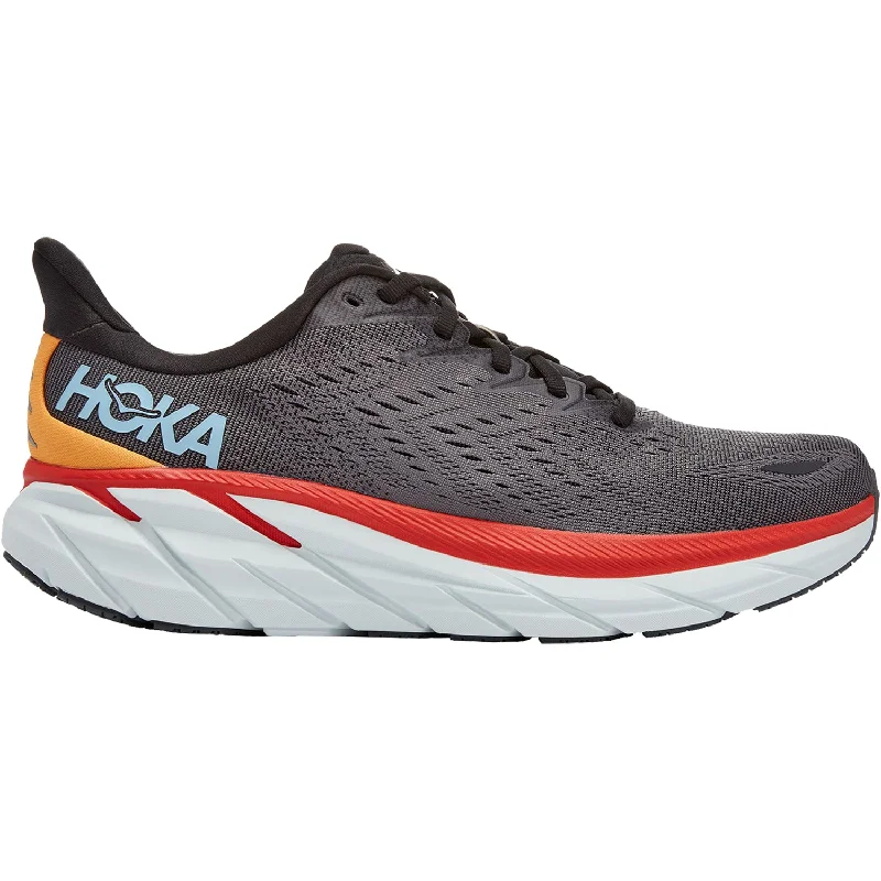 Men's Hoka Clifton 8 Anthracite/Castlerock Mesh