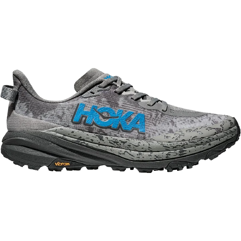 Men's Hoka Speedgoat 6 Galactic Grey/Hoka Blue Synthetic