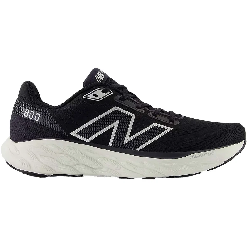 Men's New Balance Fresh Foam X M880B14 Black/SeaSalt/Silver Mesh