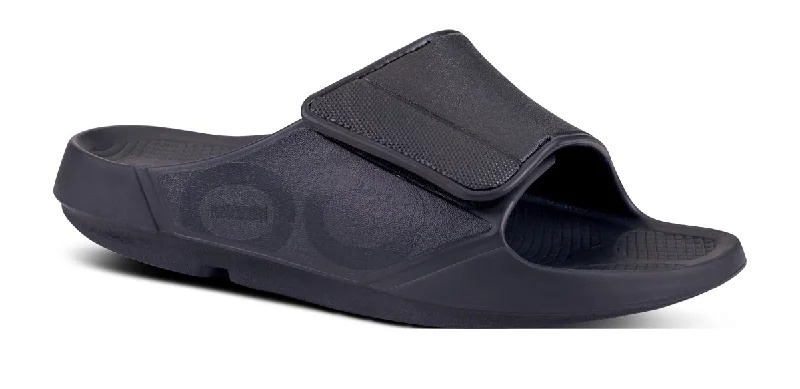 Men's OOahh Sport Flex Sandal - Matte Black