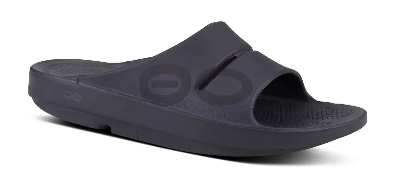 Men's OOahh Sport Slide Sandal - Black Matte