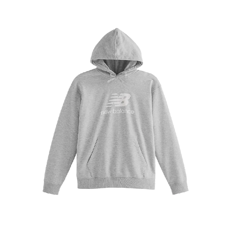 NB Sports Essentials French Terry Logo Hoodie 'Athletic Grey'