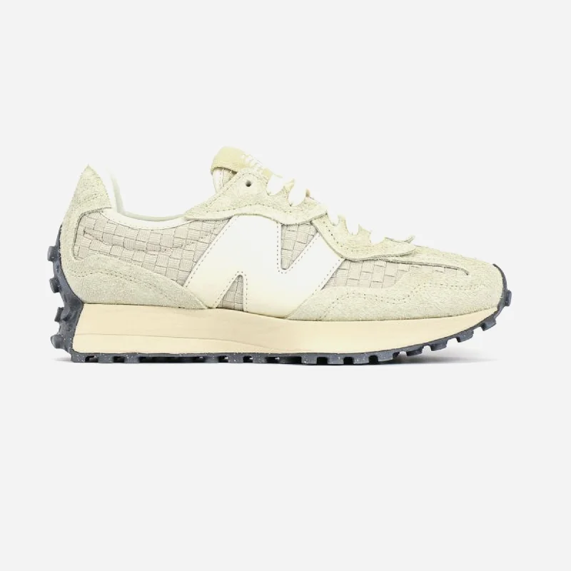 New Balance 327 Woven Pale Moss Sandstone