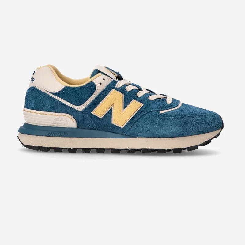 New Balance 574 Legacy Navy & Yellow