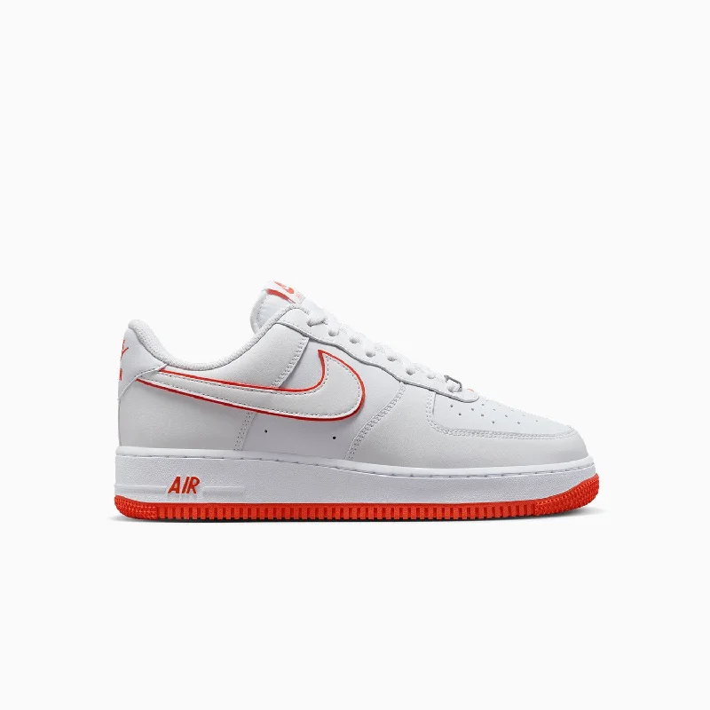 Men's Nike Air Force 1 `07  "White Picante Red"