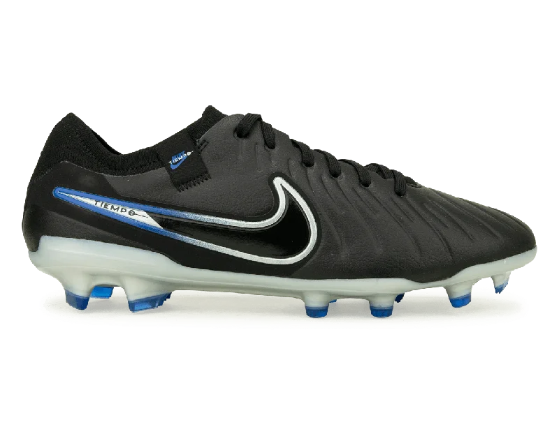 Nike Men's Tiempo Legend 10 Pro FG Black/Chrome/Royal