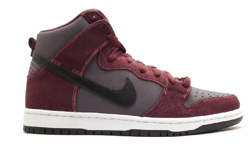 Nike SB Dunk High Deep Burgandy Gridiron