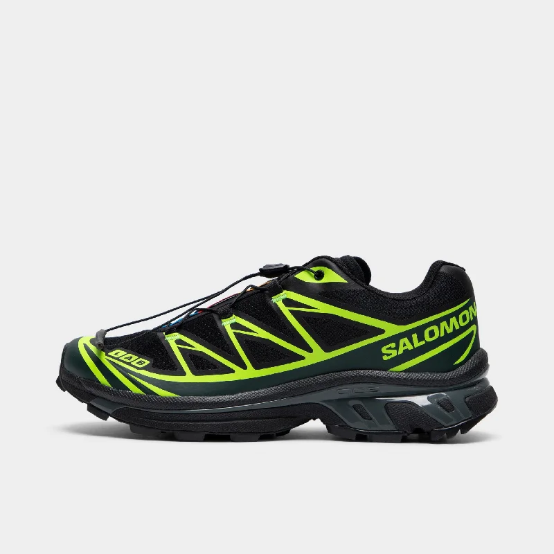 Salomon XT-6 Black / Ponderosa Green - Green Gecko