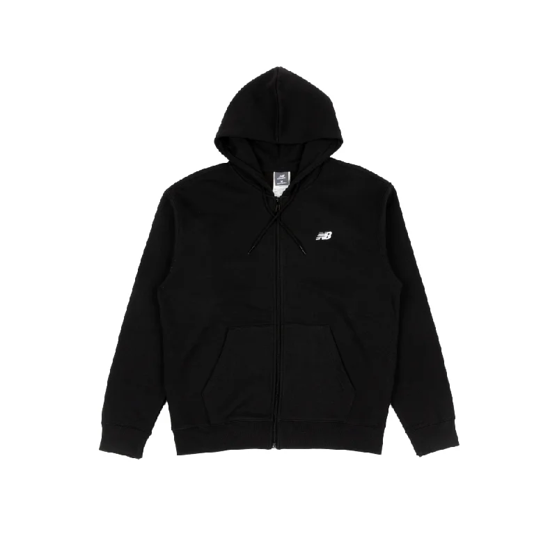 Sport Essentials Logo Fleece FZ Hoodie 'Black'