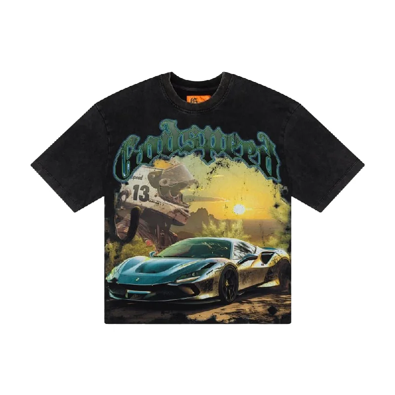 Sunset Drift Tee 'Black Wash'