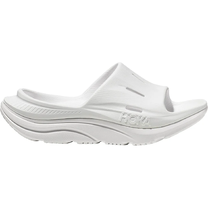 Unisex Hoka Ora Recovery Slide 3 White/White EVA