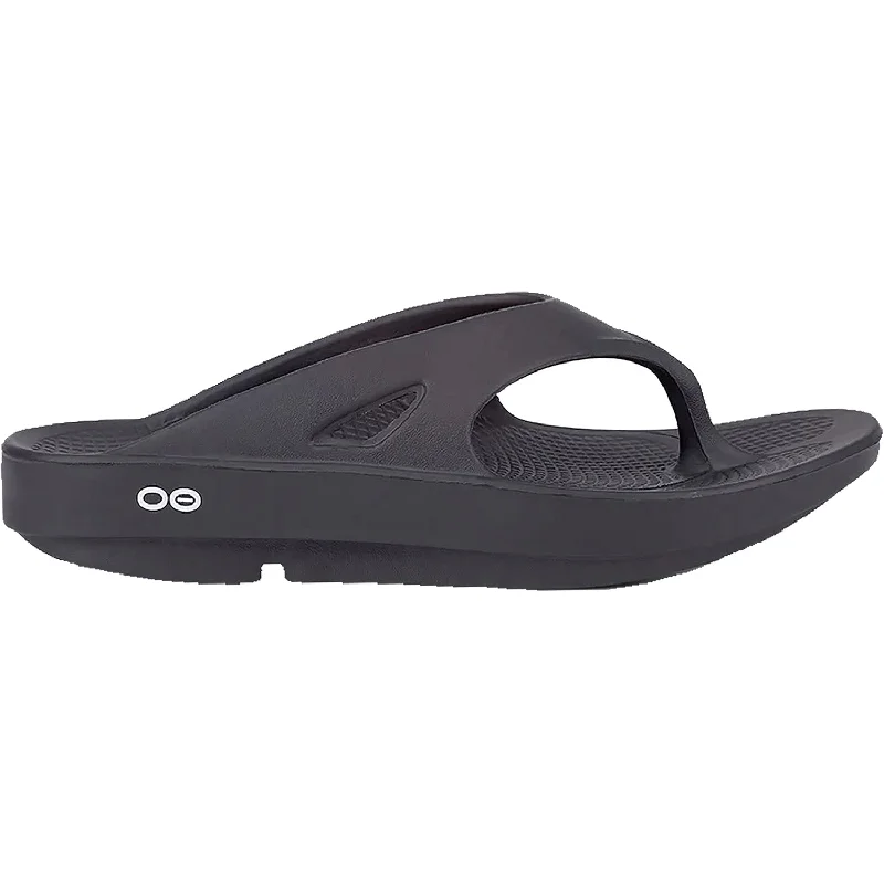 Unisex OOFOS OOriginal Black Synthetic